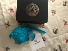 Versace Women's Watch VE6G00423 Medusa Pop Swiss Quartz Black Rubber Band