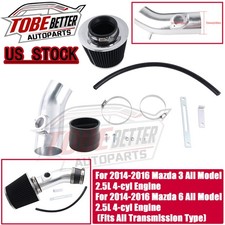 Short Ram Air Intake Filter Kit For 2014-16 Mazda 3 Mazda 6 2.5l L4 4-cyl Engine