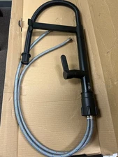 Signature Hardware 462449 Ocala Matte Black Pre-Rinse Pull Out Kitchen Faucet