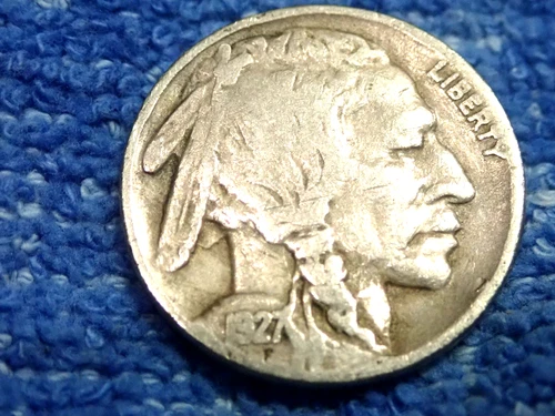 SCARCE BUFFALO NICKEL 1927-P IN VERY  FINE CONDITION!