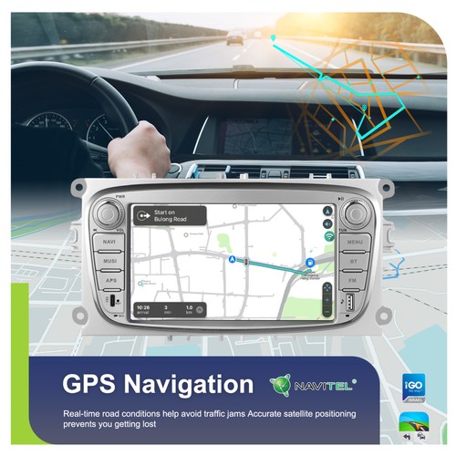 DAB+ Carplay Autoradio Für Ford Mondeo MK4 2008-2011 Android 15 GPS 4G+64GB Kam+ - Bild 4 von 24
