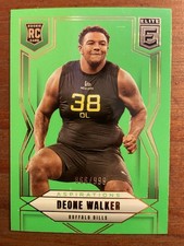 2025 Panini Donruss Elite Deone Walker Aspirations Rookie Serial /999 Bills NFL