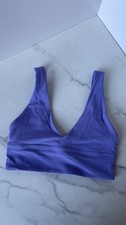 Lululemon Align V Neck Bra A/B Cup - Size 4 - Dark Lavender Purple