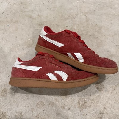 Reebok Women's Forte Lounger Double-Up Sneakers Equestrian Red Rubber Gum 7