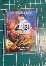 2021 Panini Chronicles - Origins Signatures Nate Pearson #OS-NP Blue Gold Ink...