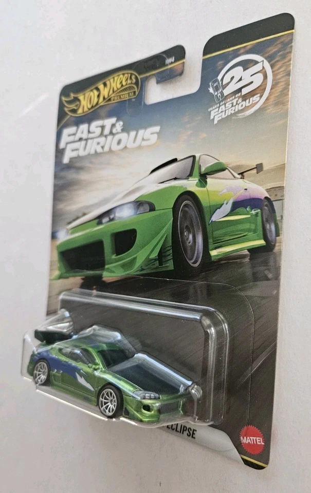 2025 Hot Wheels PREMIUM - FAST & FURIOUS - 1995 MITSUBISHI ECLIPSE - 1/5 - Image 3 of 4