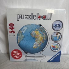 Ravensburger 3D Puzzle The Earth 540 Pieces World Globe with Stand New Sealed