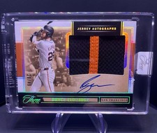 2024 Panini Three & Two Bryce Eldridge Jersey Auto /49 Giants Prospect