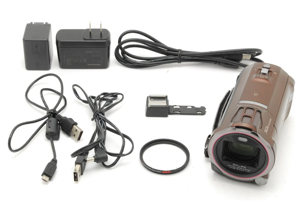 [Near MINT] Panasonic HC-W870M Brown HD Camcorder Video Camera From JAPAN - Image 2 of 4