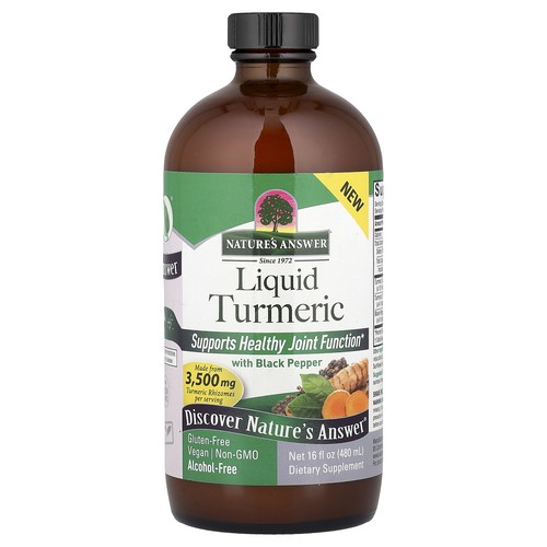 Liquid Turmeric with Black Pepper, Alcohol-Free, 16 fl oz (480 ml)