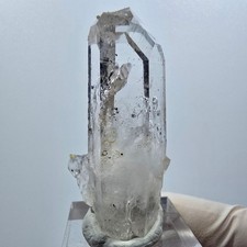 Enhydro Lemurian Skeleton Smoky Quartz with Hematite, 1x Bubble Streep Mine