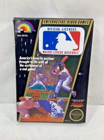 Cartucho de juego de b&eacute;isbol NES Nintendo LJN MLB 1987 en caja completo funcionando GRATIS