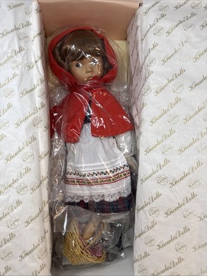 Vtg Edwin M Knowles Little Red Riding Hood Doll Only Limited Edition 14'' Tall