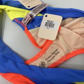 Agent Provocateur Mazzy Blue Coral Yellow Bikini Set 5/3 New