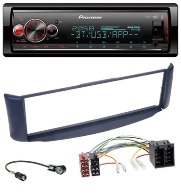 Pioneer Bluetooth USB MP3 DAB Autoradio für Smart ForTwo 450 blau ohne Metallsch - Bild 1 von 4