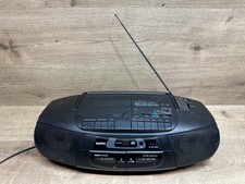 Vintage Sanyo MCD-Z48L Stereo Boombox Black 18-Watt Digital Audio Full Auto Stop