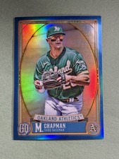 Matt Chapman 2021 Topps Gypsy Queen Chrome Box Topper Blue #/99 #134 II594