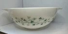 Vintage Pyrex Promotional Bowl Ivy Green White 4 Quart 444