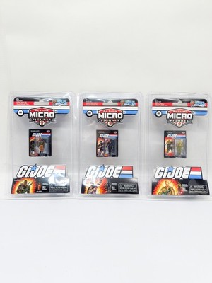 G.I. Joe Worlds Smallest Action Figures Duke/Snake Eyes/Roadblock CMF SET SEALED