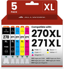 270 271 Compatible Ink Cartridge Replacement for Canon PGI-270XL CLI-271XL to Us