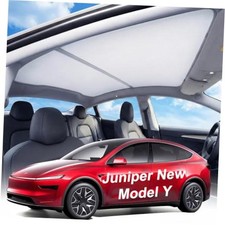 2025-2026 Tesla Model Y Juniper Sunshade Roof Headliner-Match Gray, Never
