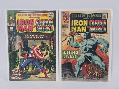 Tales Of Suspense #70 & #77 1st Peggy Carter and Ultimo! Marvel 1966