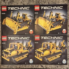 Lego Technic Bulldozer (42028) 2 In 1 Set 100% Complete Bulldozer Build