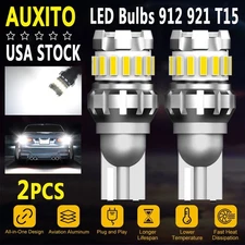 AUXITO LED Reverse Back Up Light Bulb 921 912 W16W 904 906 916 White 6500K EAK-2