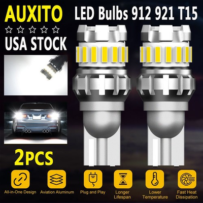 #ad #ad AUXITO LED Reverse Back Up Light Bulb 921 912 W16W 904 906 916 White 6500K EAK 2 $10.06