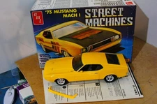 AMT-MATCHBOX PK-4167, 1973 FORD MUSTANG MACH 1, 1:25 unpainted. Exc. w/box.