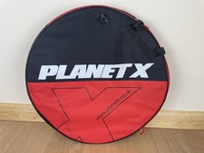 PLANET X Bike Double Wheel 700c Wheel Bag - Black Red