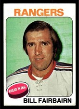 1975-76 Topps Bill Fairbairn #109 - New York Rangers