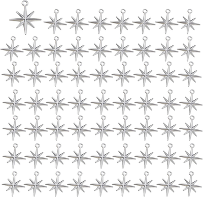 #ad #ad 100Pcs North Star Charms Mini Jewelry Making Charms North Star Charms Necklace $12.93