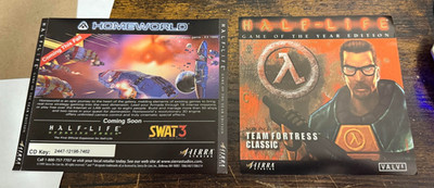 Half-Life Game of the Year Edition. Art Only. Jewel case version (PC 1999) READ!
