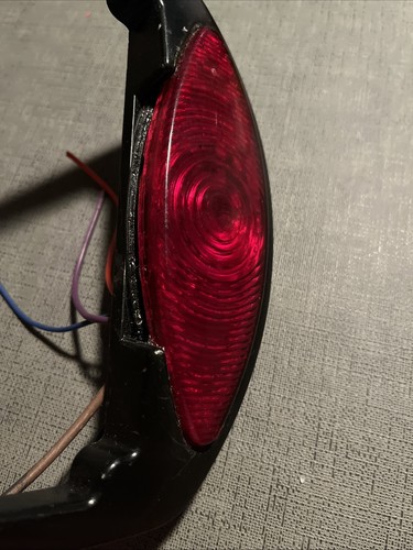Motorcycle License Plate Frame W/ Tail Brake Light Turn Signals For H-D & Others - Picture 5 of 8