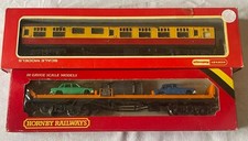 Hornby R126 Cat Transporter R627 BR Brake Coach Boxed