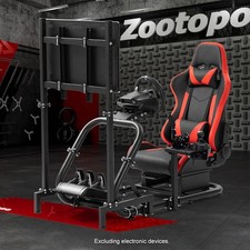 Zootopo Heavy-Duty Alloy Steel Racing Simulator Cockpit For Logitech G29 G920