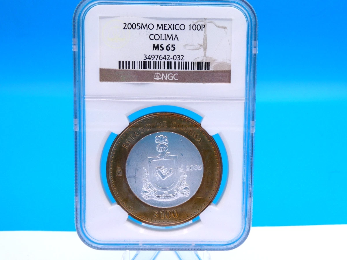 「ドン・キホーテ・デ・ラ・マンチャ」記念 メキシコ造幣局発行 2005年 Uncirculated 100 Pesos Denomination 2005 Mexican Coins (1905-Now