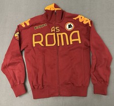 Chaqueta de fútbol vintage Kappa AS Roma camiseta de fútbol Maglia roja para hombre talla M