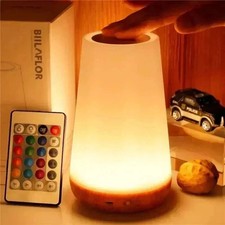 Night Light LED Touch Bedside Table Lamp with Remote Control 13 Colors Enjoy