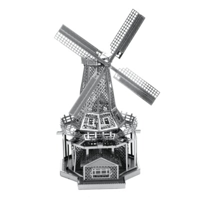 Fascinations Metal Earth 3D Laser Cut Steel Models 2 Sheets Kit - Windmill