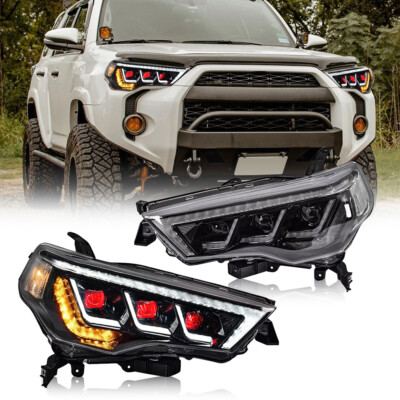 LED Headlights For Toyota 4Runner 2014-2022 Devil Eyes Front Lamp
