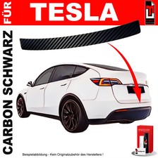 Lackschutzfolie Ladekantenschutz für Tesla Model Y ab 2020 Carbon Schwarz