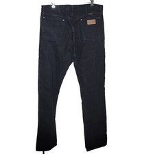 Vintage Wrangler 13MWZWK Made in USA Cowboy Cut Black Jeans 38 X 36 Nice Fade