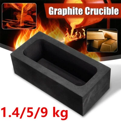 PETOUR Barren Gießform aus Graphit Barren Guss Form für Gold Silber Messing Kupfer DE