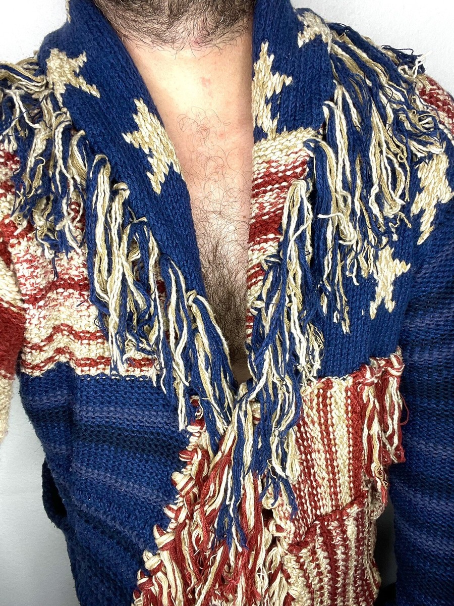 Ralph Lauren Fringe Sweater RRL Polo Cardigan Southwestern