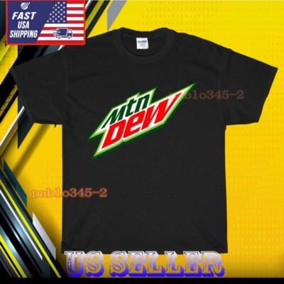 NEW SHIRT MOUNTAIN DEW LOGO T-SHIRT UNISEX FUNNY AMERICAN USA SIZE