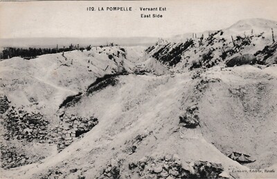 La Pompelle - Festung, Ruinen, Ostseite - alte Postkarte