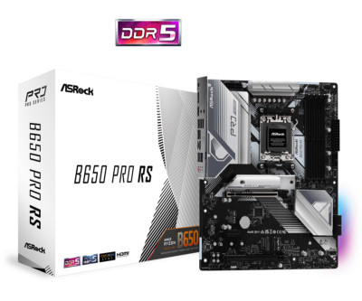 ASRock B650 PRO RS AM5 Ryzen 7000 AMD B650 SATA 6Gb/s DDR5 ATX Motherboard