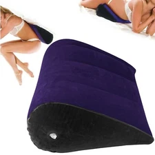 Inflatable Sexy Pillow Bed Couple Position Cushion Flirting Games Aid Wedge BDSM